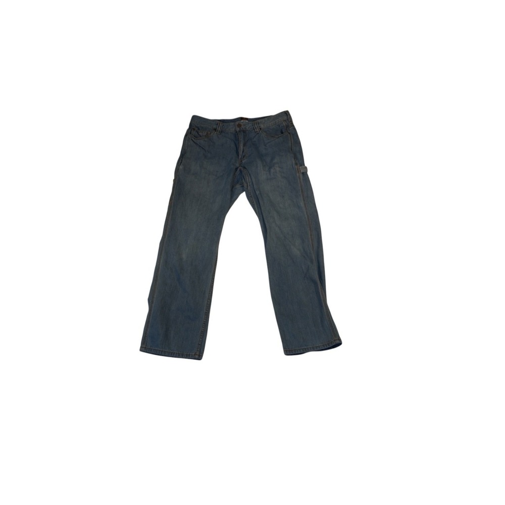 Ridgecut Toughwear Men's 36x32 Carpenter Jeans Relaxed Fit Workwear Blue Denim